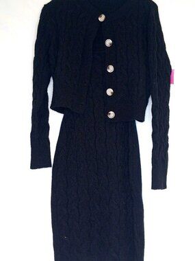 Sweater Cardigan + Dress